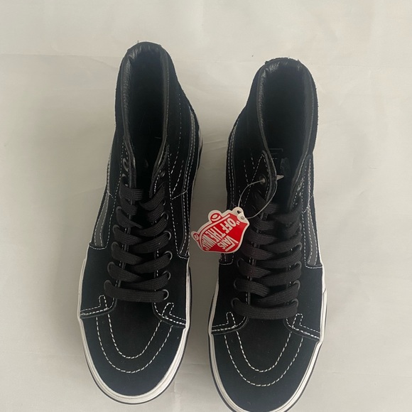 Vans Shoes - Vans Sk8-Hi Stacked Suede Womens - Black